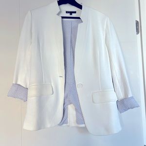 White Notch Collar Gibson Blazer